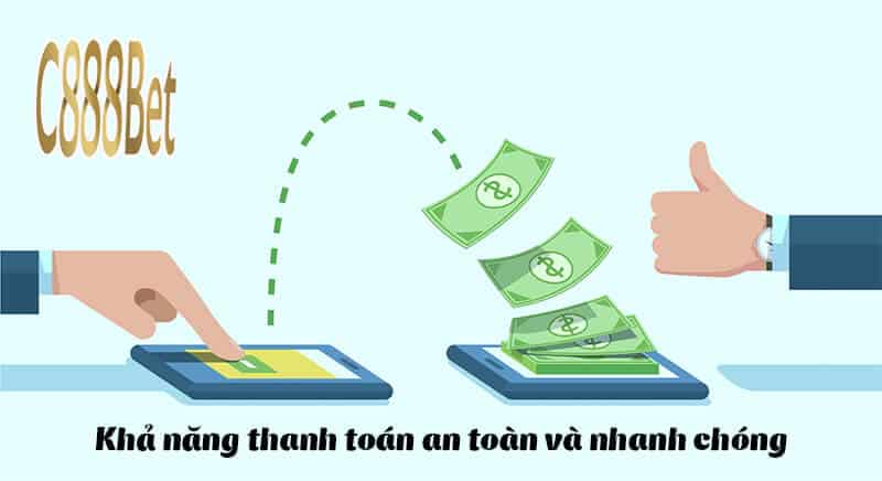 Quy trình thanh toán an toàn tại C888bet Casino