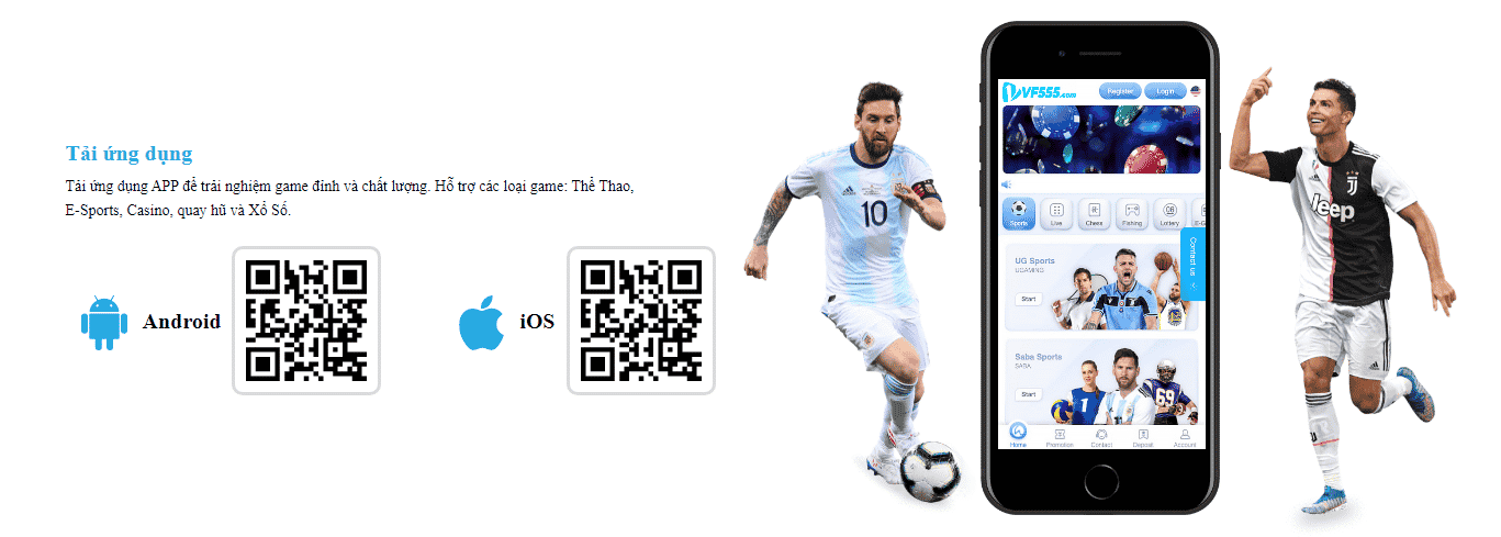 Bí quyết tải app VF555 nhanh chóng